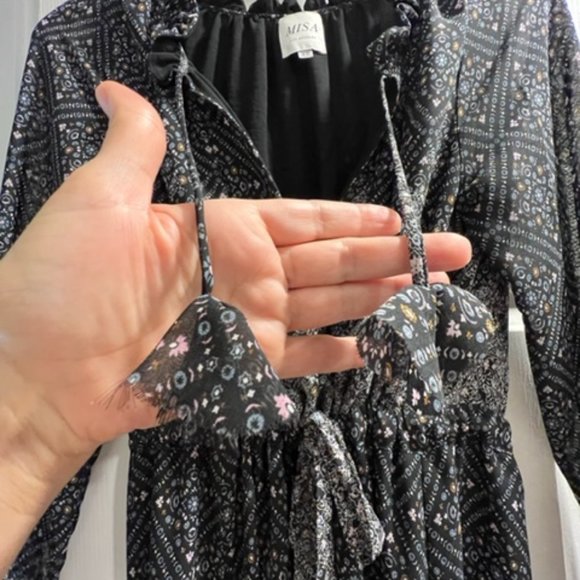 Misa long sleeve bohemian dress - Picture 5 of 5